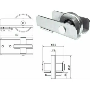 CAME M-700 KIT комплект фурнитуры для откатных ворот до 700 кг (КАМЕ) CAME M-700 KIT комплект фурнитуры для откатных ворот до 700 кг (КАМЕ)