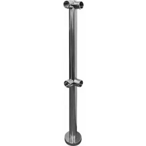Стойка с крепежным фланцем и накладкой 4 отверстия CAME 001PSTRVX4F90 (КАМЕ) Стойка с крепежным фланцем и накладкой 4 отверстия CAME 001PSTRVX4F90 (КАМЕ)