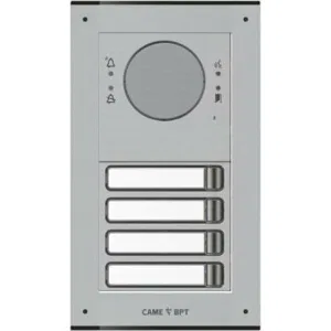 Вызывная IP-аудиопанель MTM с 4 кнопками. 2 модуля, цвет серый CAME MKITAIP-24 (КАМЕ) Вызывная IP-аудиопанель MTM с 4 кнопками. 2 модуля, цвет серый CAME MKITAIP-24 (КАМЕ)