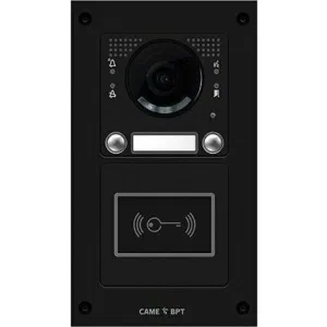 Вызывная вандалозащитная IP-видеопанель MTM VR с 2 кнопками и считывателем. 2 модуля, цвет темно-серый CAME MKITVIP-22RV (КАМЕ) Вызывная вандалозащитная IP-видеопанель MTM VR с 2 кнопками и считывателем. 2 модуля, цвет темно-серый CAME MKITVIP-22RV (КАМЕ)
