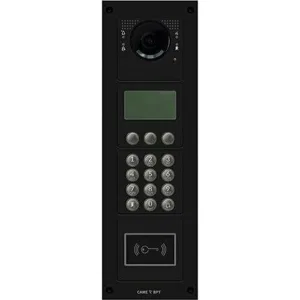 Вызывная вандалозащитная IP-видеопанель MTM с кодонаборной клавиатурой, дисплеем и считывателем, 4 модуля, цвет темно-серый CAME MKITVIP-40KDRV (КАМЕ) Вызывная вандалозащитная IP-видеопанель MTM с кодонаборной клавиатурой, дисплеем и считывателем, 4 модуля, цвет темно-серый CAME MKITVIP-40KDRV (КАМЕ)